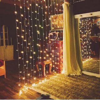 Đèn led rèm, mành led trang trí noel nhiều kích cỡ