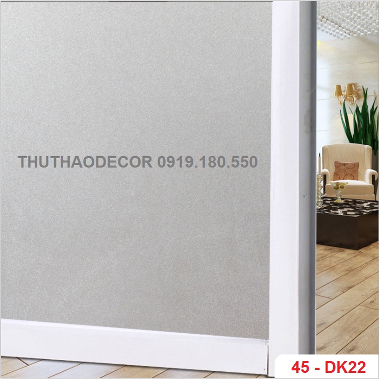 DECAL DÁN KÍNH MỜ SẴN KEO  - BÁN THEO 1M TỚI