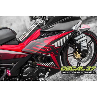 Tem Trùm Exciter 150 Mx King Đen Đỏ