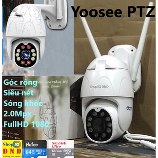 Camera PTZ Yoosee C11 (10 led) thế hệ mới - Wifi, Ip, xoay 355 độ, 2.0Mpx, FullHD 1080, góc rộng, đàm thoại rõ, báo động