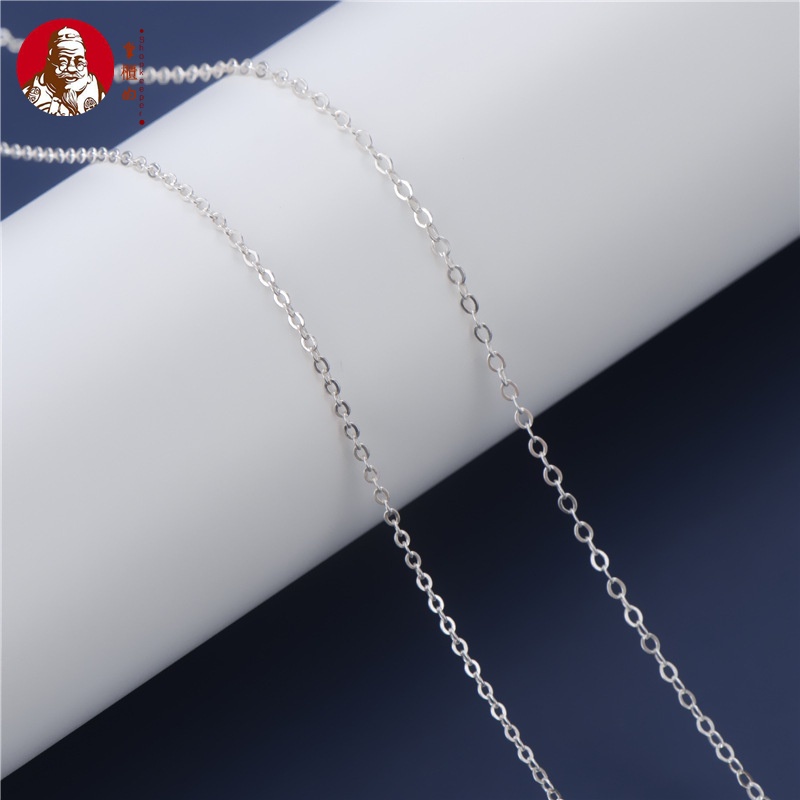 Dây Xích Bằng Bạc S925 Dập Nổi Hình Chữ Thập Dùng Làm Vòng Tay / Dây Chuyền Thủ Công DIY