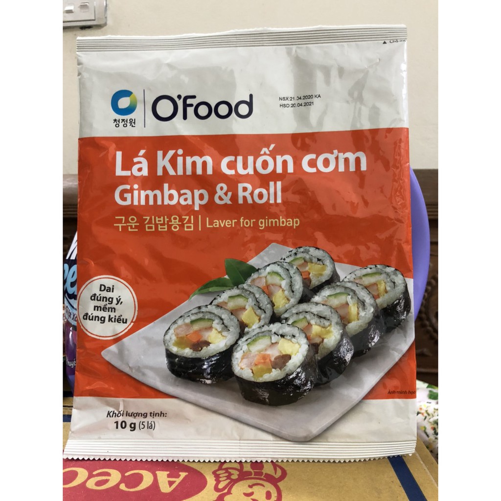 Lá kim cuộn cơm O'food gói 10g