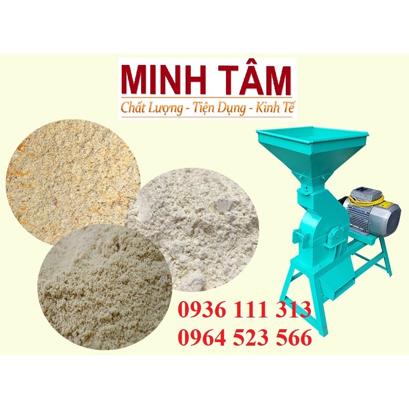 Máy Xay Nghiền Bột Khô - Máy Nghiền ngô, khoai, sắn, thóc thành bột cám