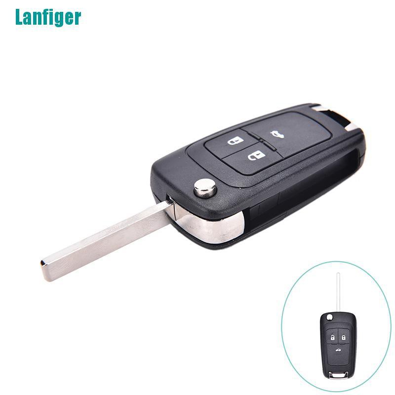 Vỏ Bọc Chìa Khóa Điều Khiển Từ Xa 3 Nút Gấp Được Cho Chevrolet