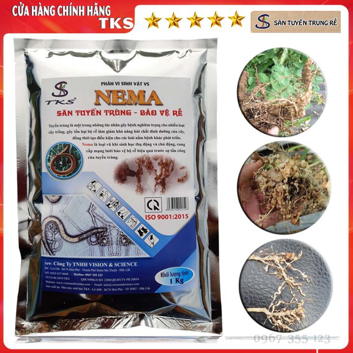 NẤM SĂN TUYẾN TRÙNG - BẢO VỆ RỄ:  TKS NEMA - GÓI 1KG