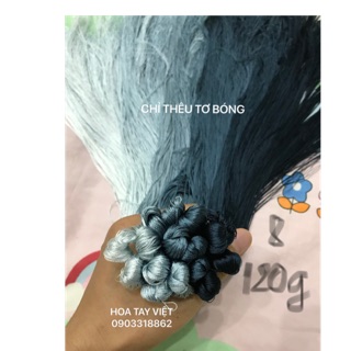 Set chỉ tơ bóng làng nghề số 8 (140g)