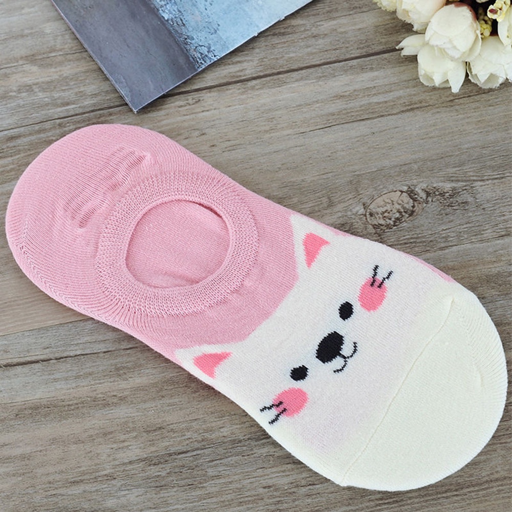 Vớ cotton chống trượt xinh xắn dành cho nữ