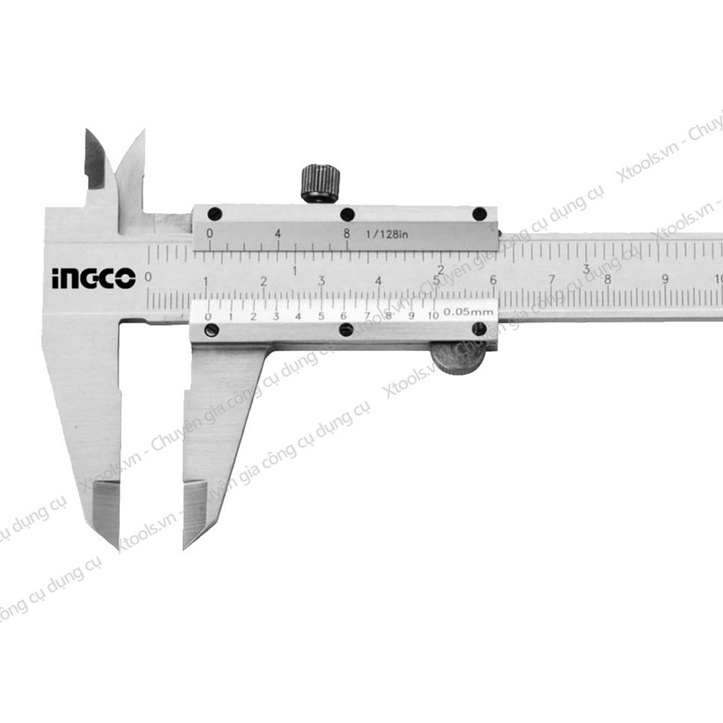 Thước kẹp cơ siêu chính xác INGCO thép Cr-V siêu cứng chống rỉ chuẩn xác tuyệt đối sửa chữa cơ khí tiện kim loại