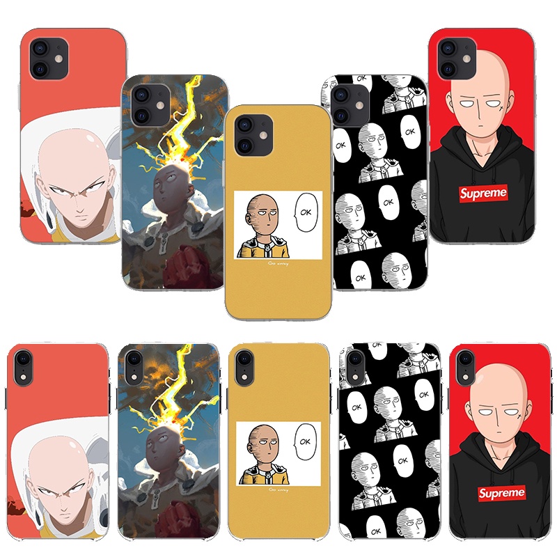 Ốp điện thoại mềm trong suốt họa tiết One Punch Man thích hợp cho IPHONE XR X Xs Max 8 7 6s 6 Plus 5 5s SE 2020 FL105