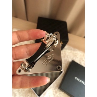 [HÌNH TỰ CHỤP] kẹp tóc prada thương hiệu sang chảnh