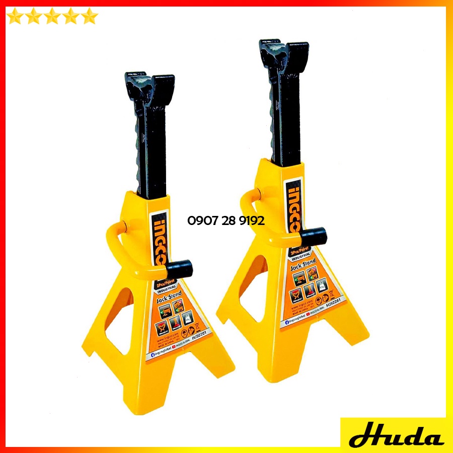 Mễ Kê Ngựa Con Đội Kê ô tô 2 tấn 3 tấn Chiều cao nâng tối thiểu 2700m Chiều cao nâng tối đa 410mm Total Ingco