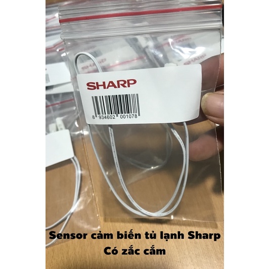 Sensor cảm biến tủ lạnh Sharp chính hãng có zắc cắm