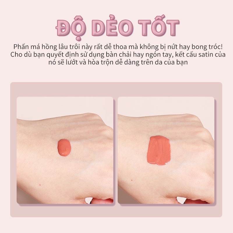 Kem má hồng KIMUSE chống thấm nước và mồ hôi 6ml
