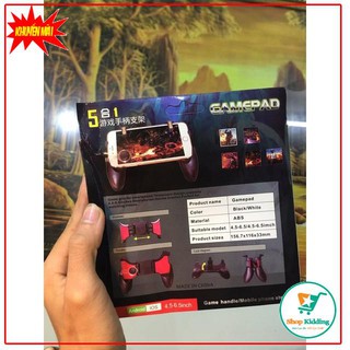 Combo Tay Cầm 5 In 1 Hỗ Trợ Chơi Game Sinh Tồn,Pubg, Liên Quân... Hàng Mới Về [Hàng Mới Về]
