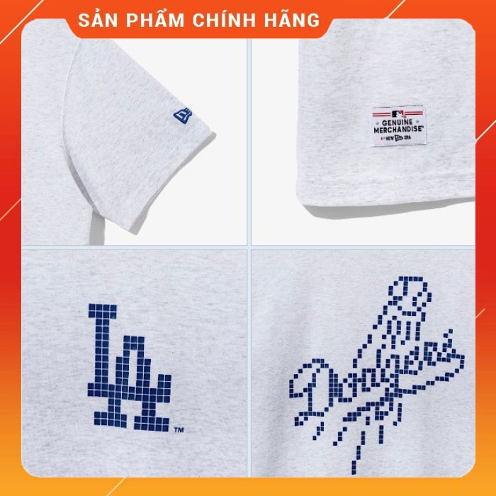 Áo Thun New Era Logo LA Lego Xám