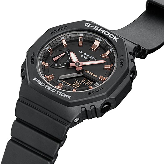 Đồng hồ Nữ Dây Nhựa Casio G-Shock GMA-S2100-1ADR chính hãng bảo hành 5 năm Pin trọn đời