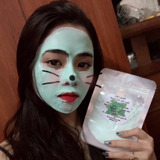 Mặt nạ dẻo bạc hà trà xanh ( có đổ sỉ)