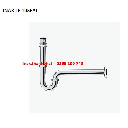 Bộ xả lavabo INAX LF-105PAL Chữ P, loại đai 396mm, hàng chính hãng