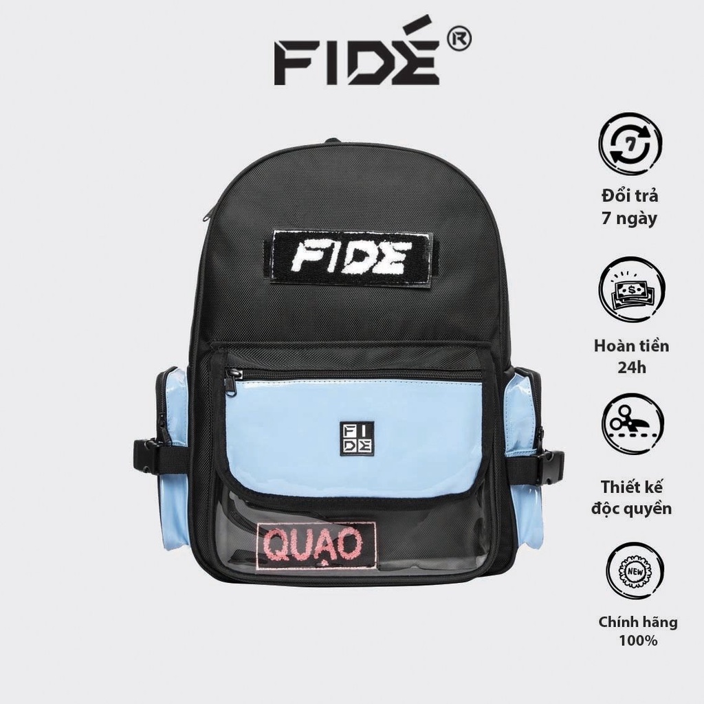 Balo đi học đi chơi thời trang BALO FIDE OFFICIAL SS2 XANH