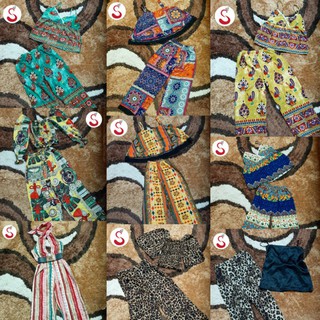 Set thổ cẩm, da beo