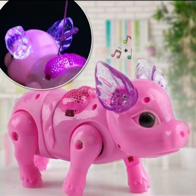 Heo xinh cute chạy pin