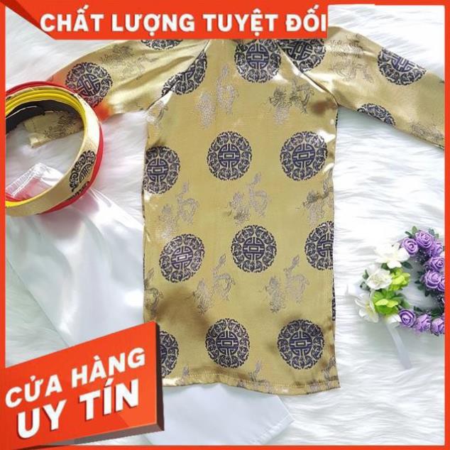 [GIÁ HỦY DIỆT] Áo dài truyền thống cho bé trai bé gái gấm Thái Tuấn