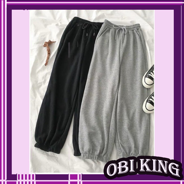 [QN09] Quần Jogger Nữ Dài Ống Rộng Có Bo SIMPLE Ulzzang (ẢNH THẬT) | BigBuy360 - bigbuy360.vn