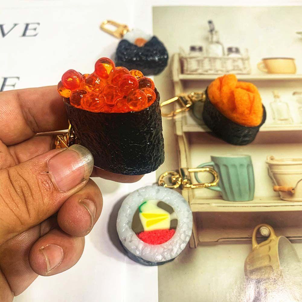 Móc Khóa Hình Sushi Dễ Thương Sáng Tạo
