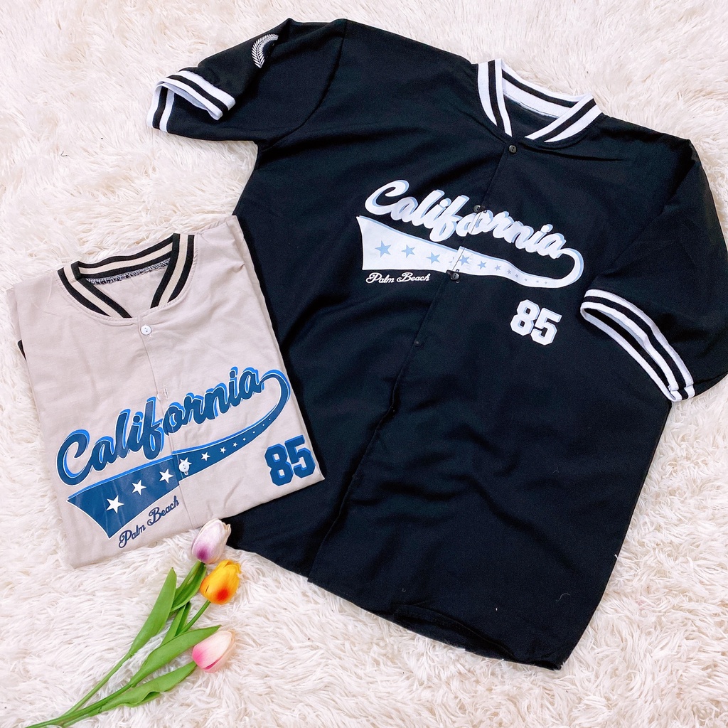 [ ẢNH THẬT + VIDEO ] Áo sơ mi Cali 85 KA Chất thô lụa dầy đẹp from to, có 2 size L và XL, unisex nam nữ mặc được