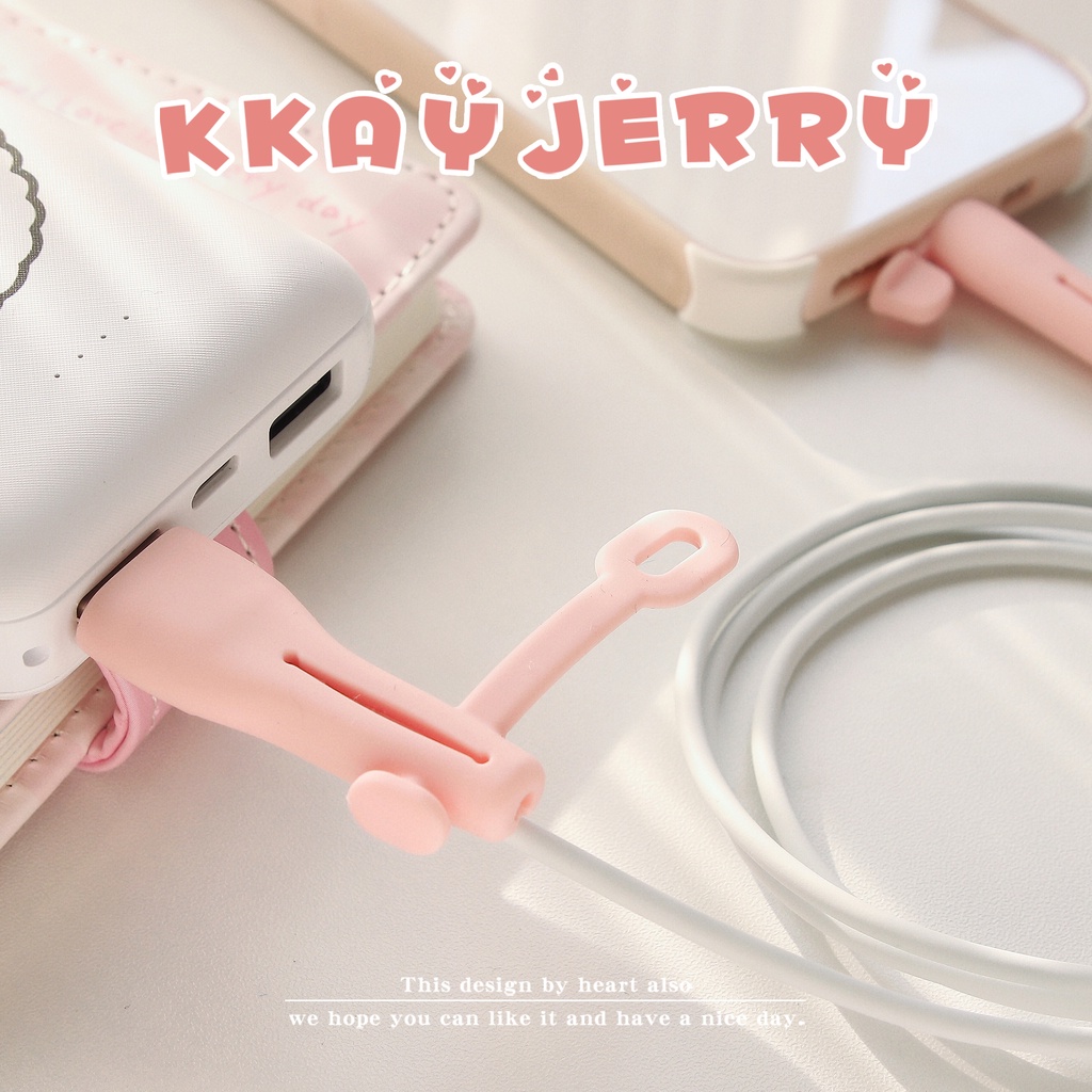 Dụng Cụ Quấn Bảo Vệ Cáp Sạc 4 Trong 1 Tương Thích Với 1 Điện Thoại / android / type c Cổng usb Sang Cổng type c