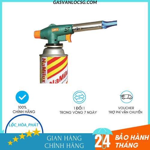 Khò gas mini namilux- Đèn khò ga có mồi lửa- sử dụng cho bình gas mini- Đầu khò