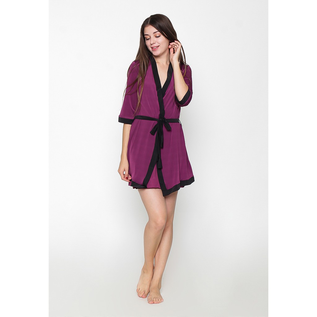 Bộ Đồ Ngủ Kiểu Kimono Nhật Bản Cỡ Lớn Thời Trang Quyến Rũ Cho Nữ | BigBuy360 - bigbuy360.vn