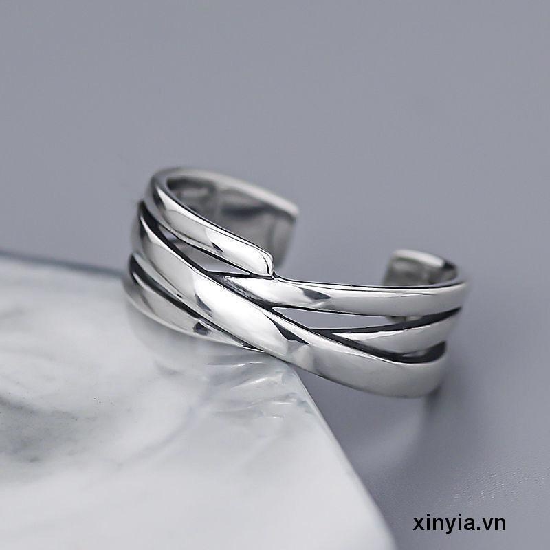 3 Nhẫn có thể điều chỉnh phong cách Hàn Quốc thời trang Hàn Quốc unisex