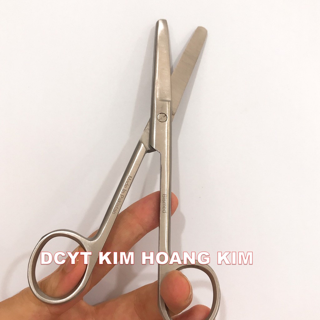 Kéo y tế inox Parkistan Thẳng 2 đầu tù