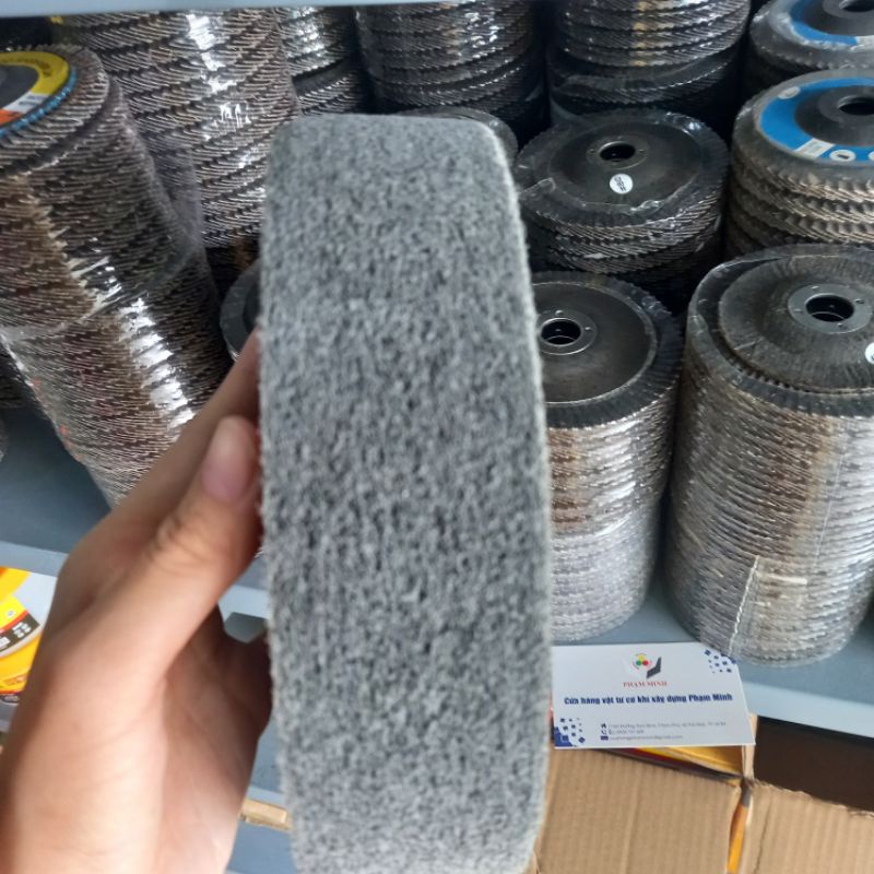 Bánh nỉ xám đánh bóng 200x50mm hiệu JH