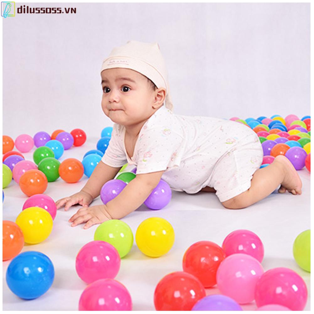 Hồ bơi bằng nhựa mềm nhiều màu sắc vui nhộn cho bé