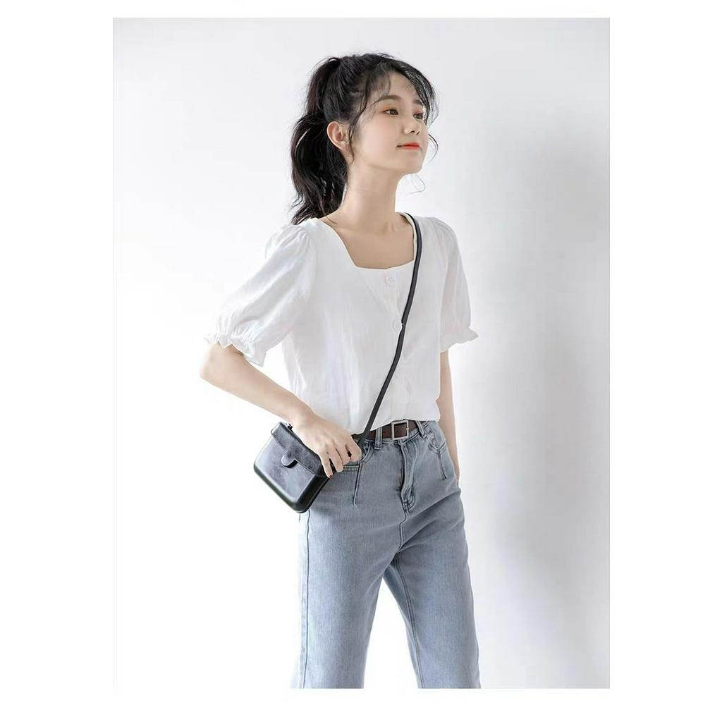 Áo Sơ Mi Tay Ngắn Thời Trang Dành Cho Nữ