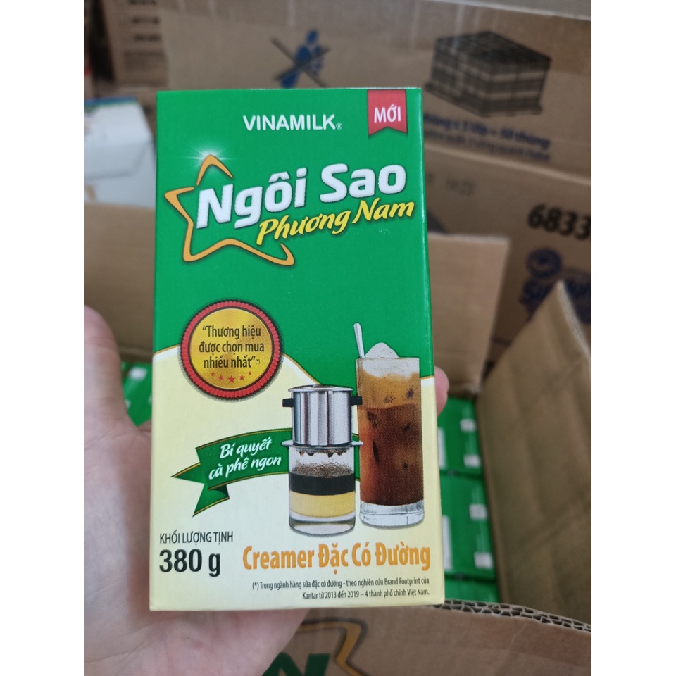 SỮA ĐẶC NGÔI SAO PHƯƠNG NAM XANH LÁ - HỘP GIẤY 380G