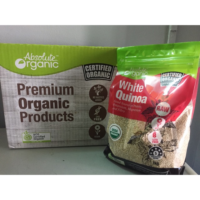 Hạt diêm mạch quinoa absolute organic 1000gr