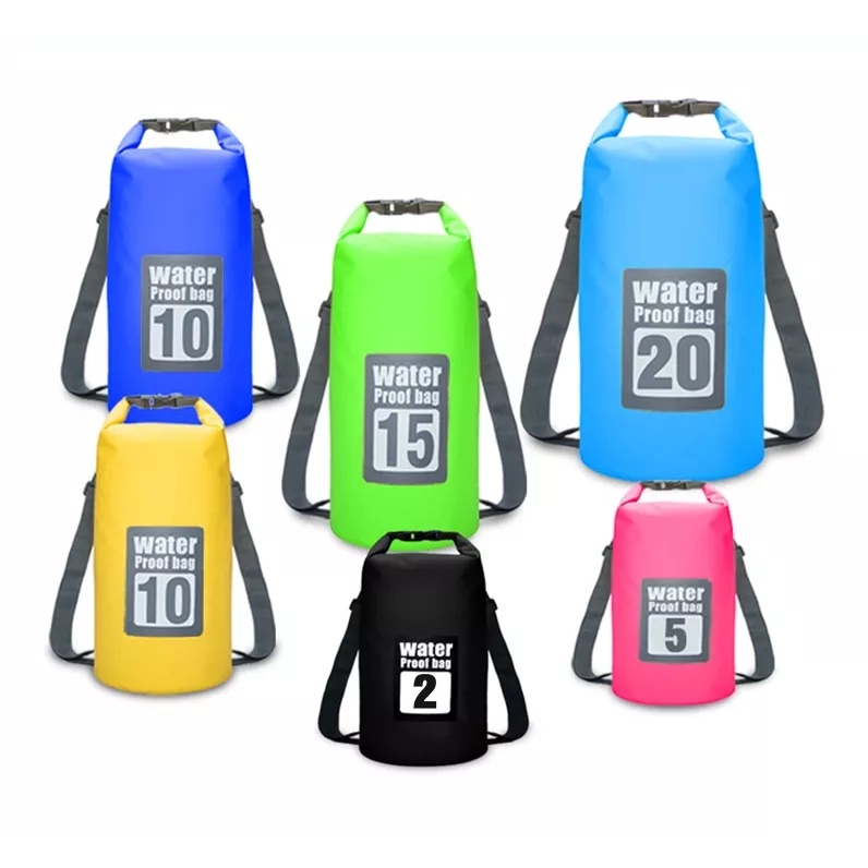 Túi du lịch chống thấm nước cao cấp 2L/5L/10L/20L/30L - 2 Dây đeo