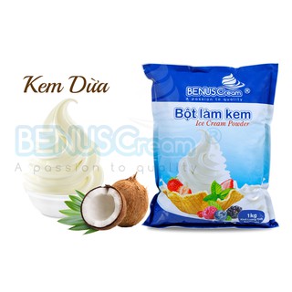 Bột làm kem Benus Cream, nhiều vị (túi 1kg)