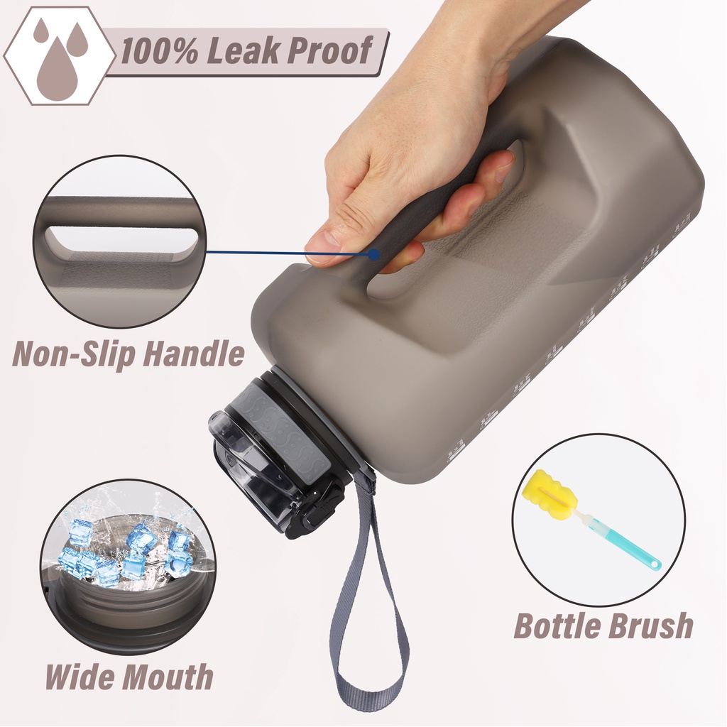 Bình Nước Thể Thao 2.2 Lít Không BPA Chống Rò Rỉ