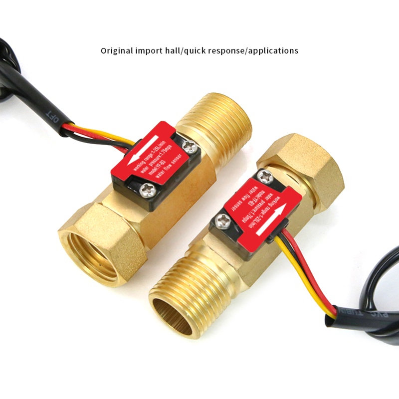 Cảm Biến Lưu Lượng Turbo Type DC5-18V Bằng Đồng Thau Chất Lượng Cao