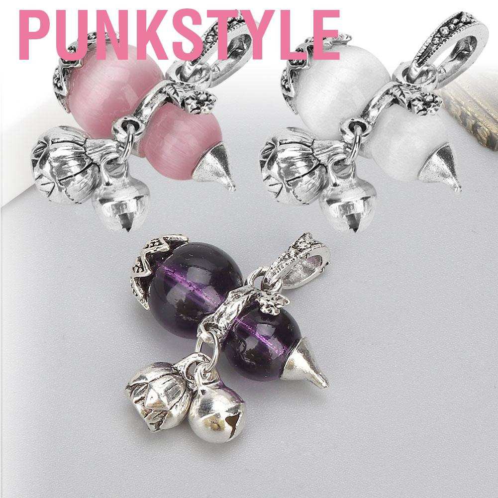 Mặt Dây Chuyền Đá Opal Phong Cách Punk