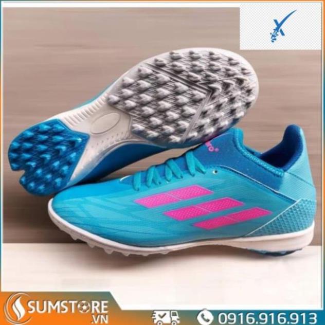 Giày Đá Bóng Nam Nữ Winbro Xspeed 2022 Cao Cấp Màu Xanh Ya - Giày Đá Banh Cổ Cao Đinh TF VIP 🌈