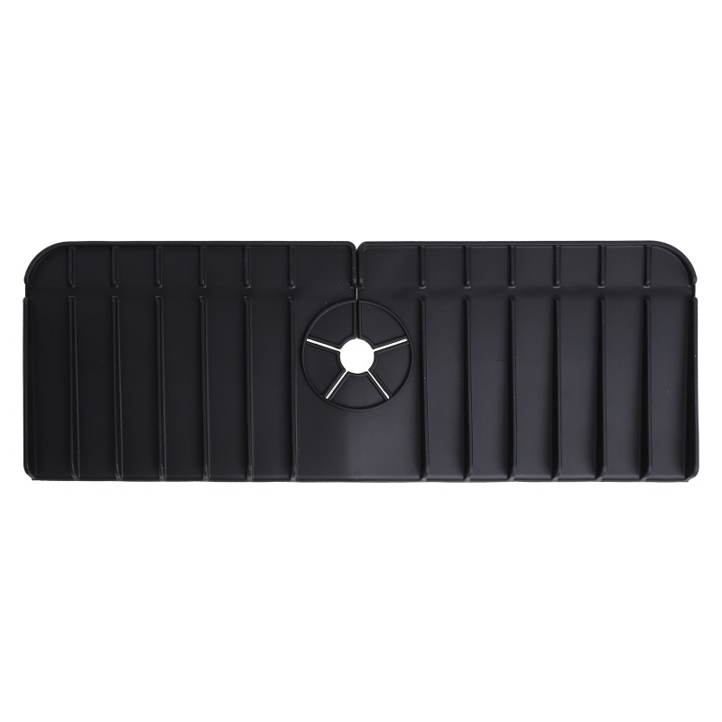 Aoto Thảm Silicone Phơi Khô Chén Dĩa Có Tay Cầm Chống Văng Nước Cho Nhà Bếp Nhà Tắm