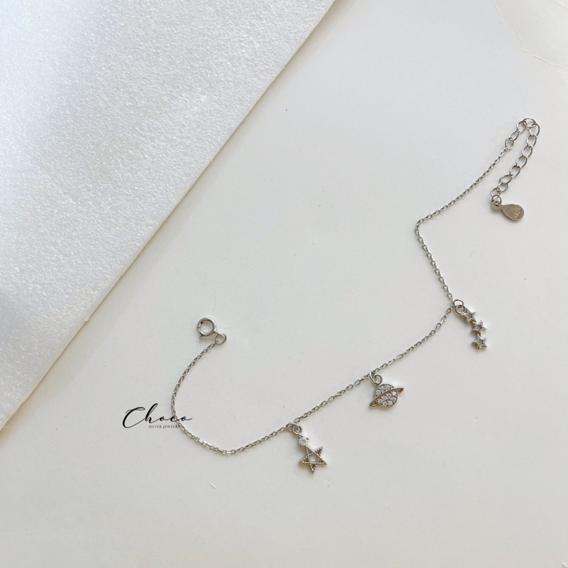 Vòng tay bạc galaxy Choco jewelry
