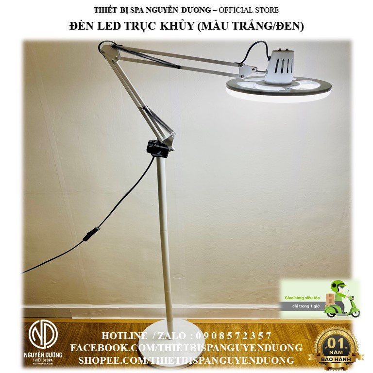 Đèn Led Spa Chân Đế Nặng, Có Điều Chỉnh Sáng