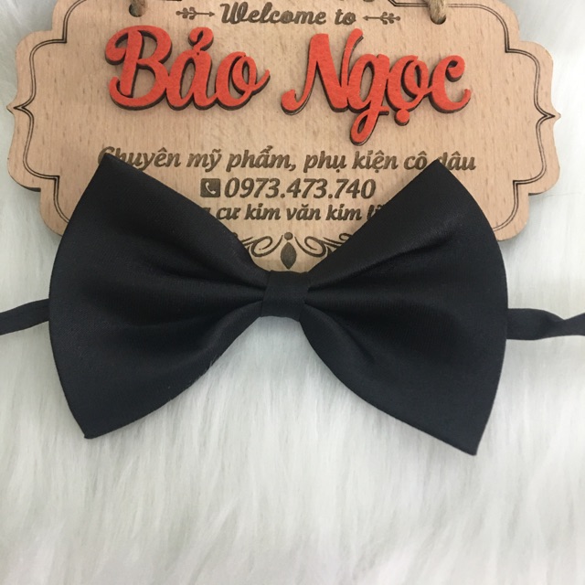 Nơ bê lễ , bê quả màu đen