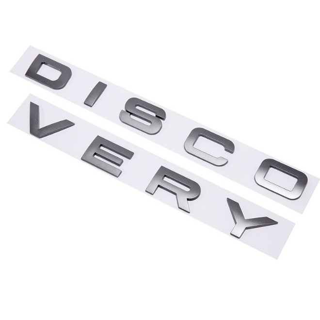 Decal chữ Discovery nổi dán ô tô